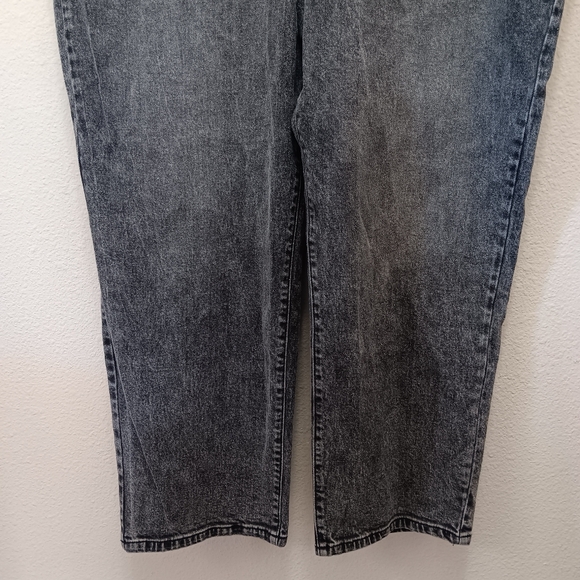 Ava & Viv High Rise Jeans Size 22 90's Straight Leg Stone Wash Black - Picture 10 of 13